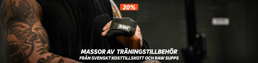 Utvalda trningstillbehr - 20%